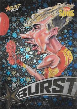 2018 Select Footy Stars - Starburst Caricatures Black #SBB31 Tom Lynch Front